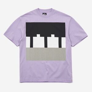 The Trilogy Tapes Block T-Shirt - Lavender